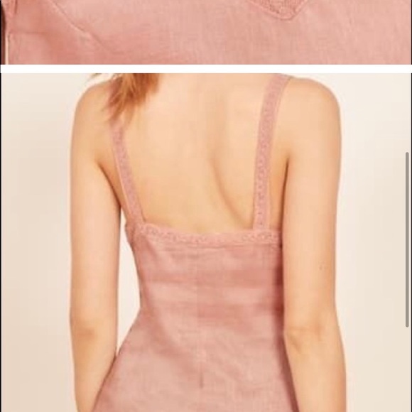 Reformation “Emmie” top, Rose colored. - Picture 3 of 8